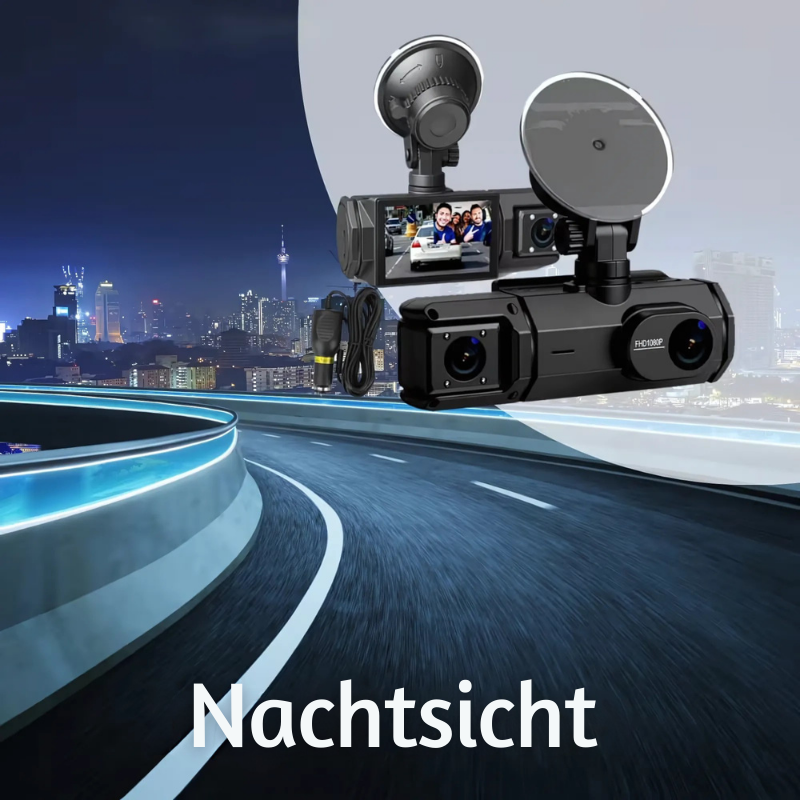 DashShield™ – Smarte HD-Multifunktions-Dashcam mit Nachtsicht
