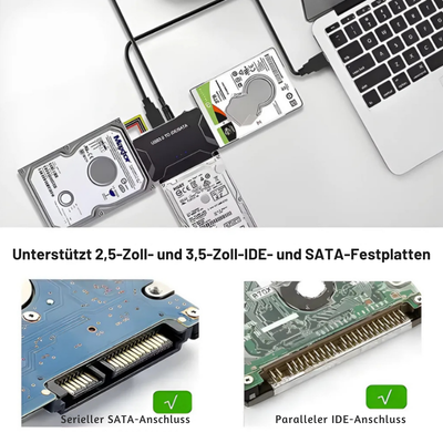 DiskSaver™ – IDE/SATA Festplatten-Datenrettungsadapter