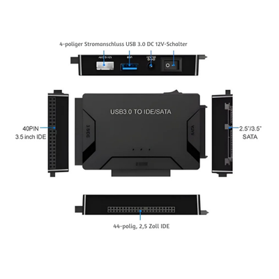DiskSaver™ – IDE/SATA Festplatten-Datenrettungsadapter