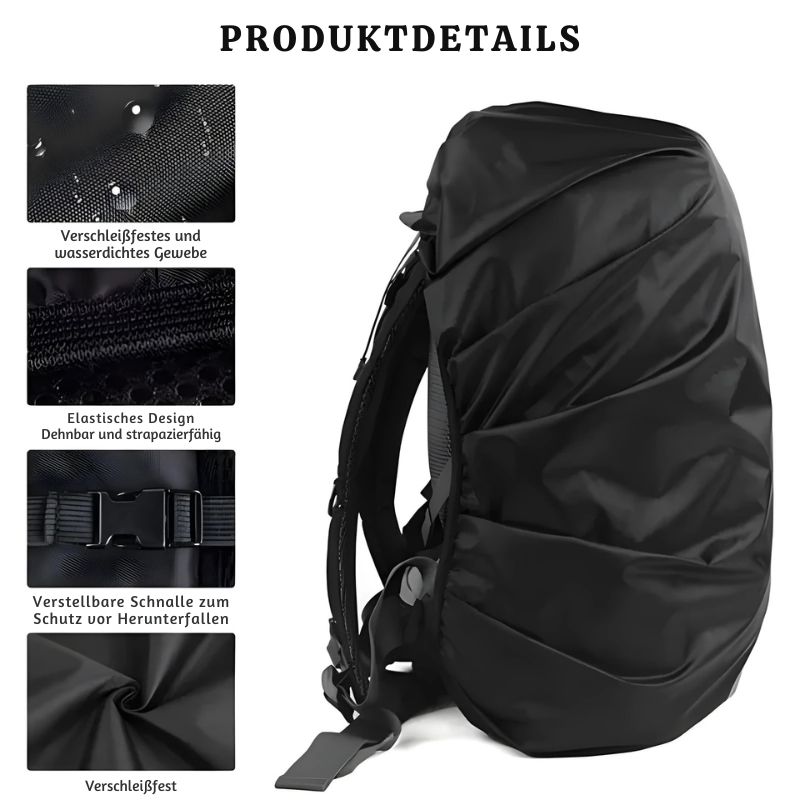 DryZone™ – Reflektierende Wasserdichte Rucksackhülle