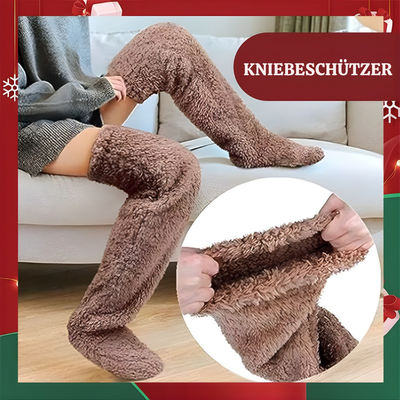 CozyKnee™ – Premium Knielange Warme Socken mit Gänsedaunen