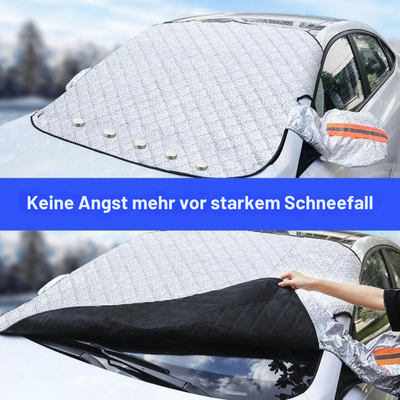 SnowSafe™ – Magnetische Frontscheibenabdeckung mit Schnee- und Sonnenschutz