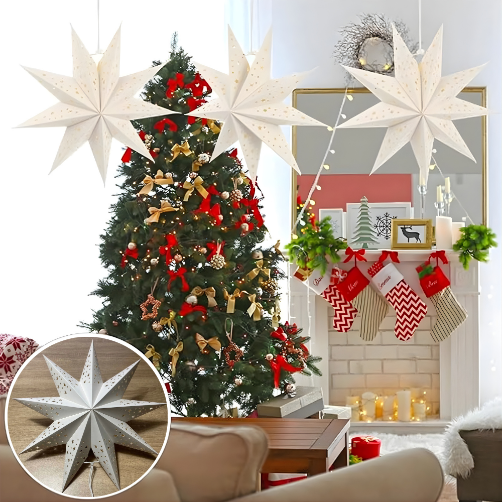 StarGleam™ – Hängende Stern Weihnachtsdekoration