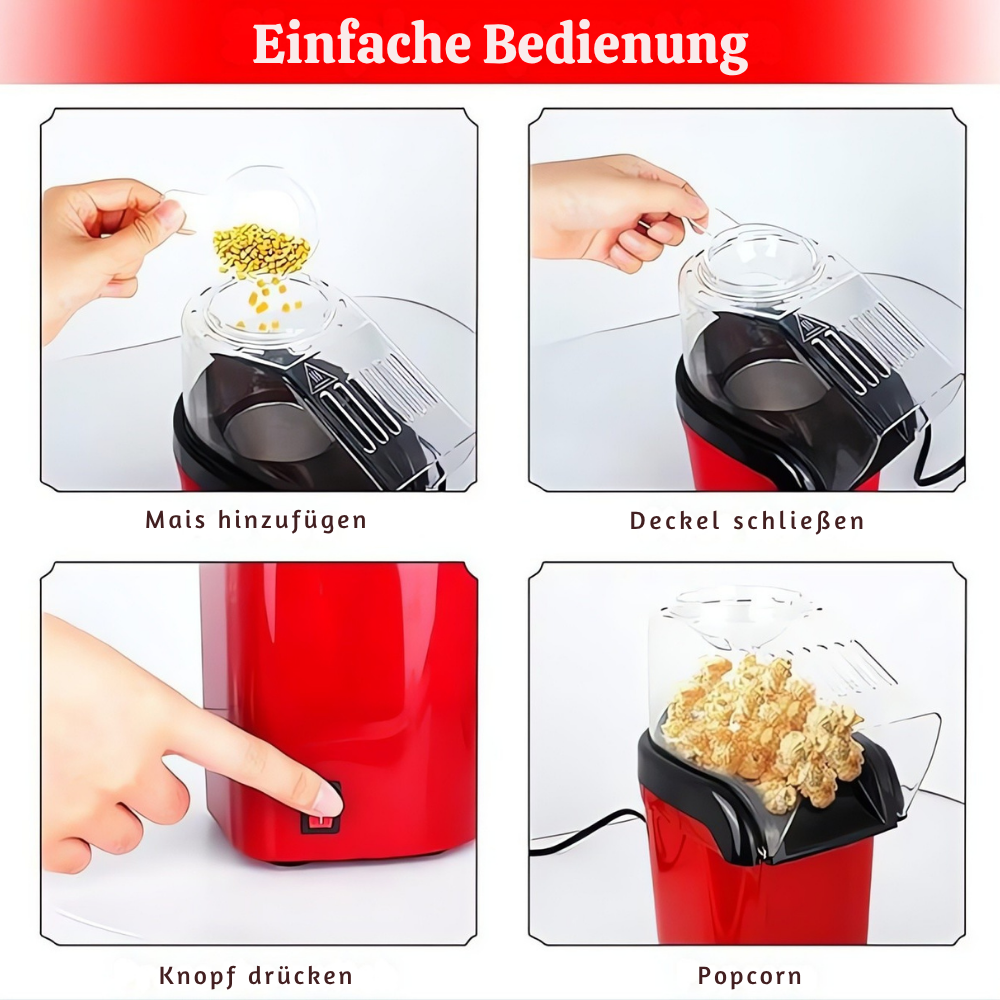 CozyPop™ – Elektrische Mini-Popcornmaschine