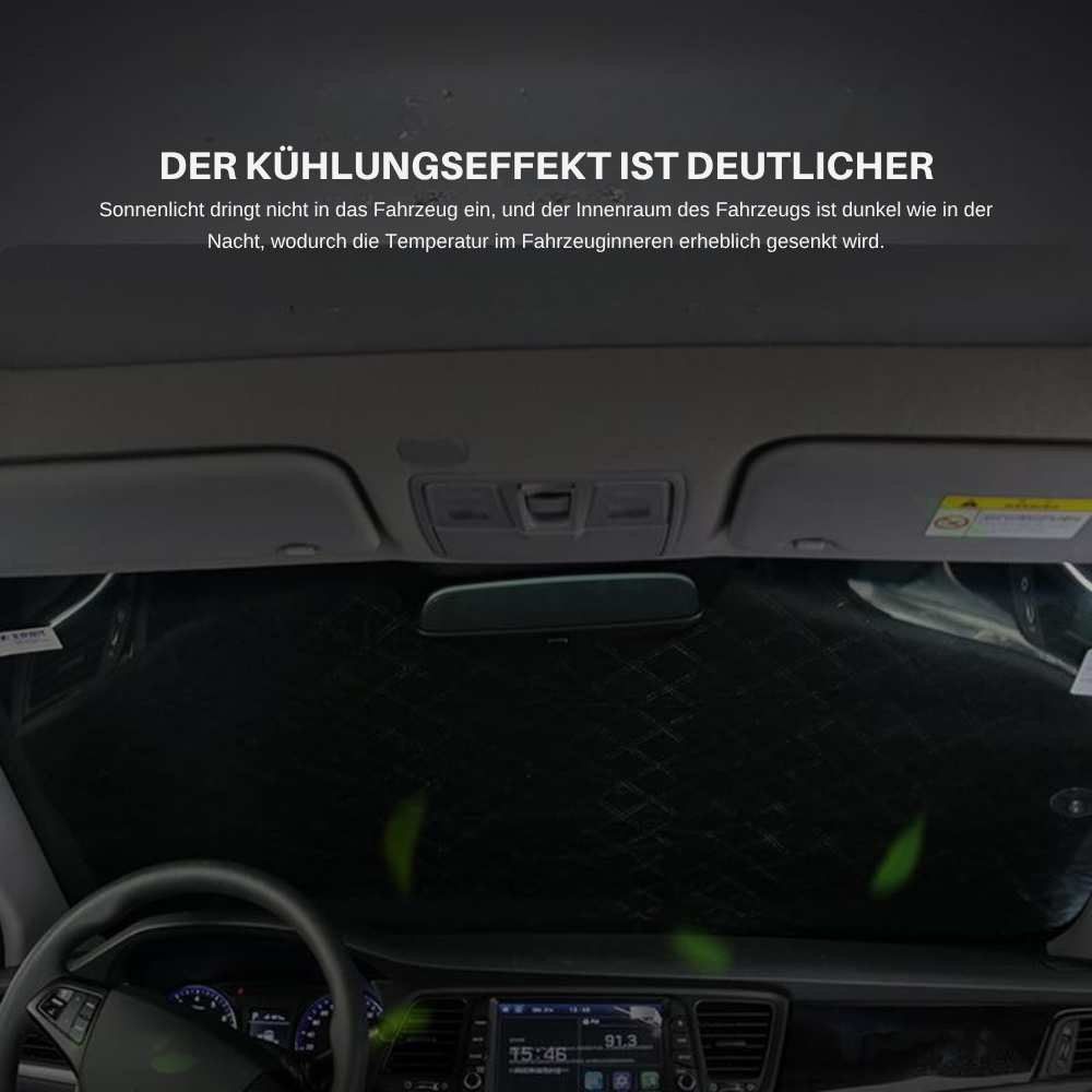 SnowSafe™ – Magnetische Frontscheibenabdeckung mit Schnee- und Sonnenschutz