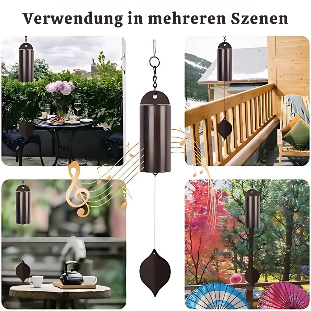 EchoHaven™ – Windspiel mit Tiefer Resonanz und Beruhigendem Klang
