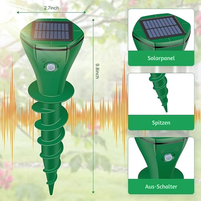 EcoShield™ – Solarbetriebenes Maulwurf- und Nagerabwehrgerät