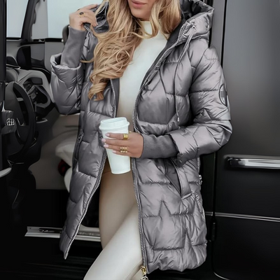 Elise™ – Elegante Gemütliche Steppjacke mit Kapuze