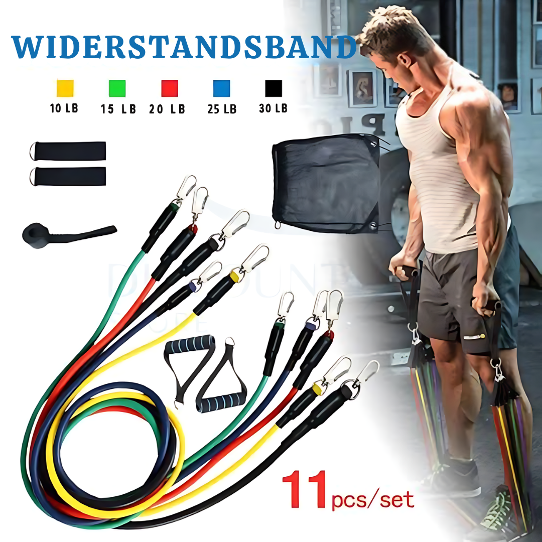 FlexCore™ – 11-in-1-Fitness-Trainingssystem mit Bändern