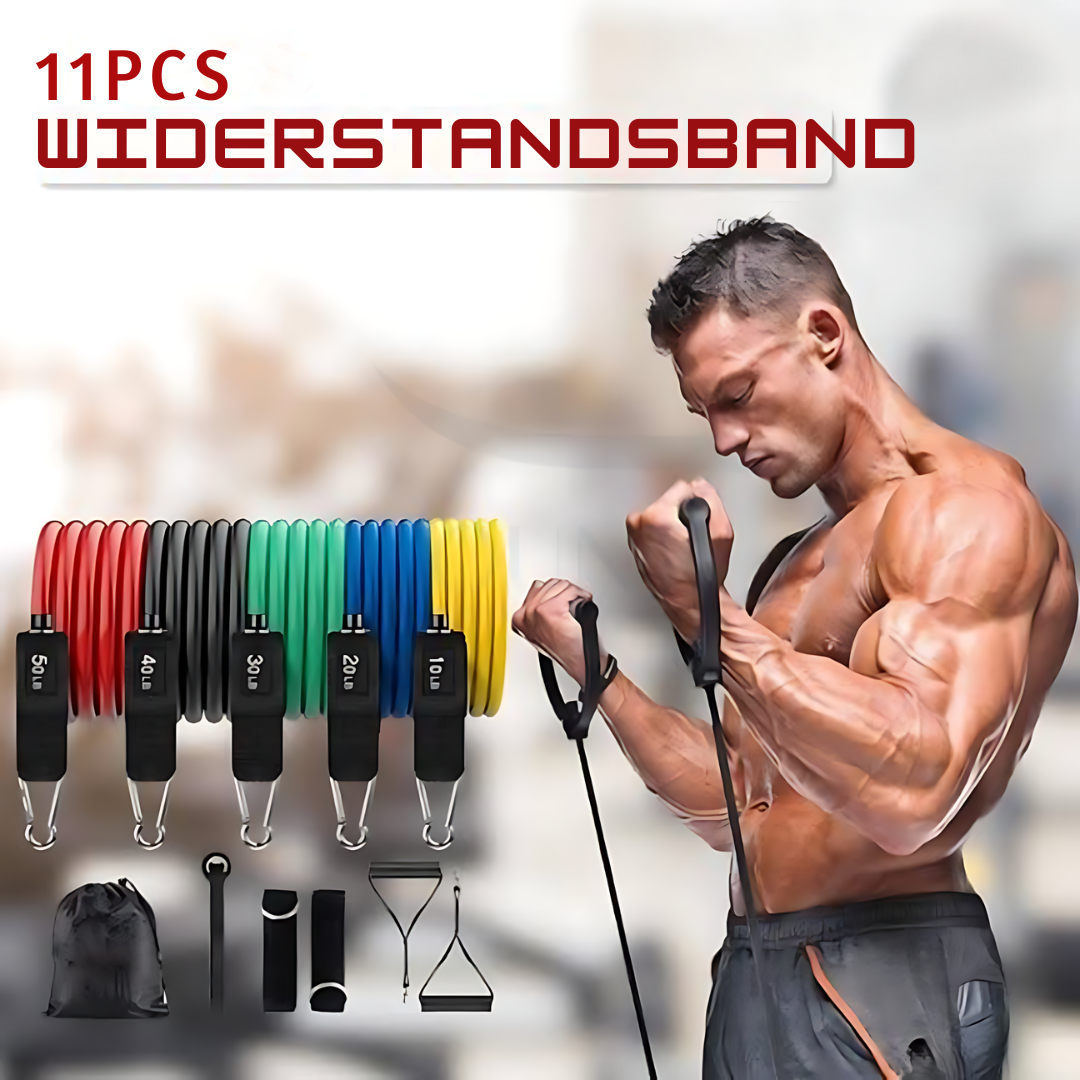 FlexCore™ – 11-in-1-Fitness-Trainingssystem mit Bändern