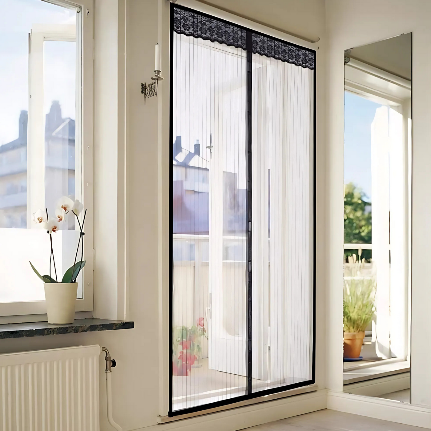 FlyGuard™ – Magnetische Fliegengittertür