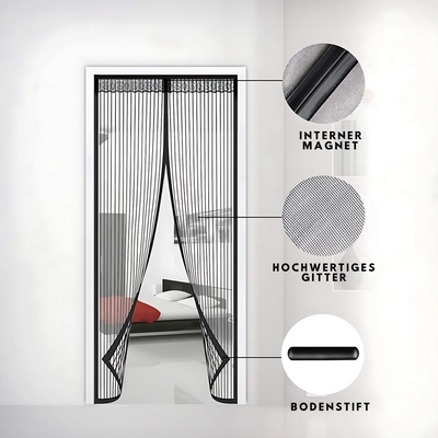 FlyGuard™ – Magnetische Fliegengittertür