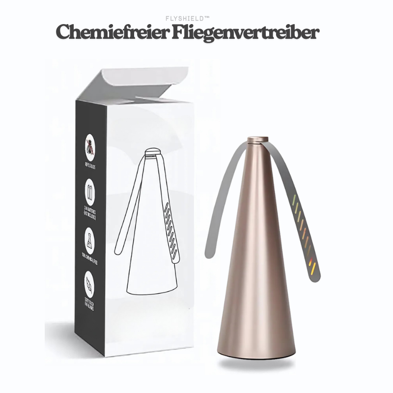 FlyShield™ – Chemiefreier Fliegenvertreiber