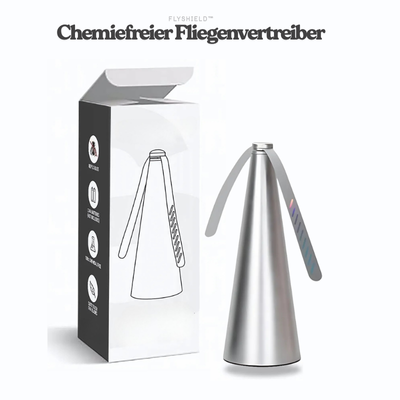 FlyShield™ – Chemiefreier Fliegenvertreiber