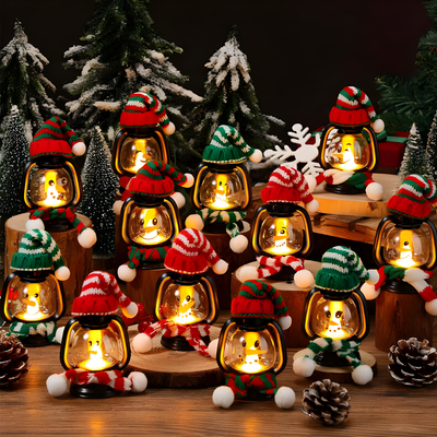 FrostyGlow™ – Mini Jule-Snemands LED Lanterne Dekorationer