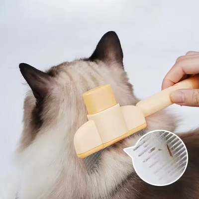 FurGleam™ – Selbstreinigende Fellpflegebürste