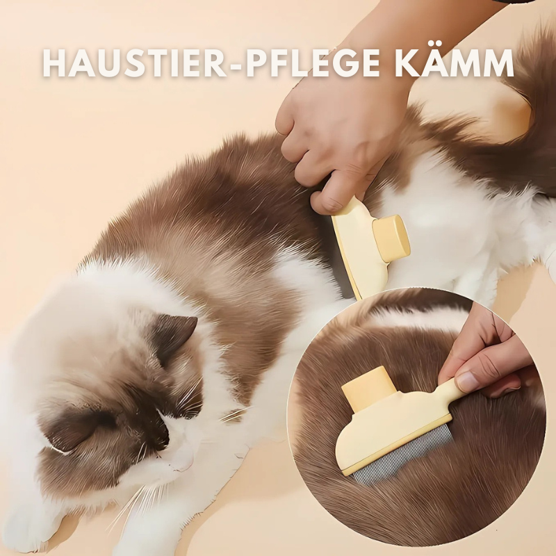 FurGleam™ – Selbstreinigende Fellpflegebürste