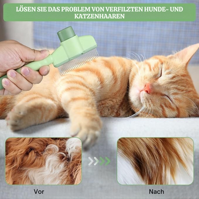 FurGleam™ – Selbstreinigende Fellpflegebürste