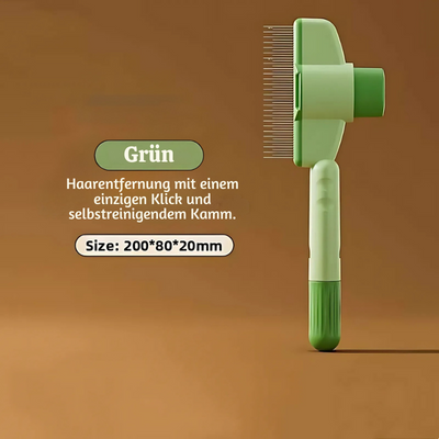 FurGleam™ – Selbstreinigende Fellpflegebürste