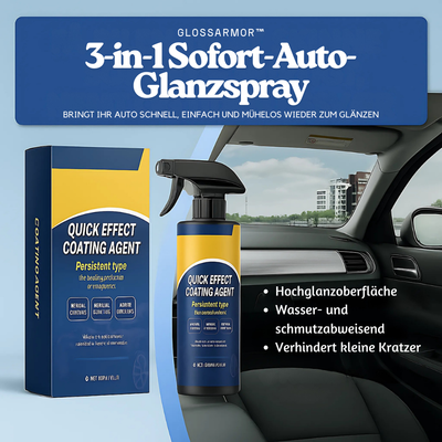 GlossArmor™ – 3-in-1 Sofort-Auto-Glanzspray