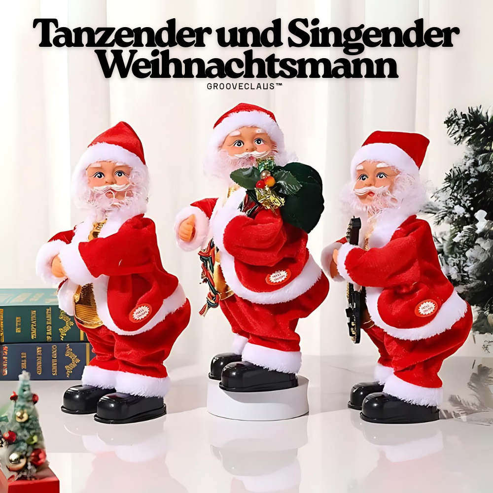 GrooveClaus™ – Tanzender und Singender Weihnachtsmann