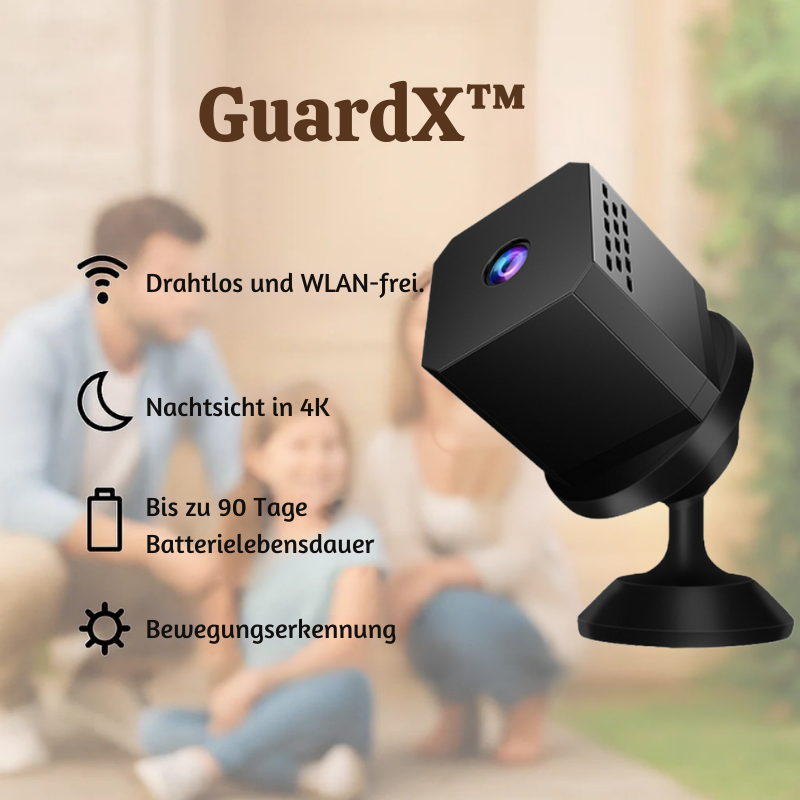 GuardX™ – WLAN-freie Intelligente Sicherheitskamera