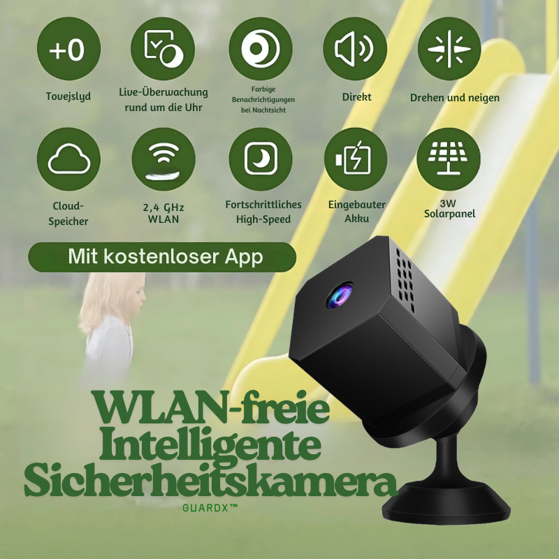 GuardX™ – WLAN-freie Intelligente Sicherheitskamera