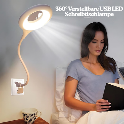 HaloLite™ – 360° Verstellbare USB LED Schreibtischlampe