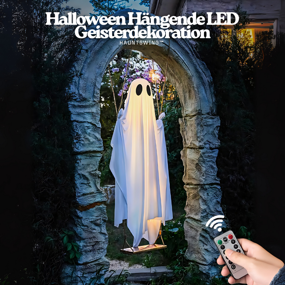 HauntSwing™ – Halloween Hängende LED Geisterdekoration