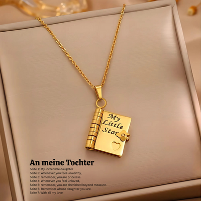 HeartScript™ – Zeitlose Halskette der Ewigen Liebe