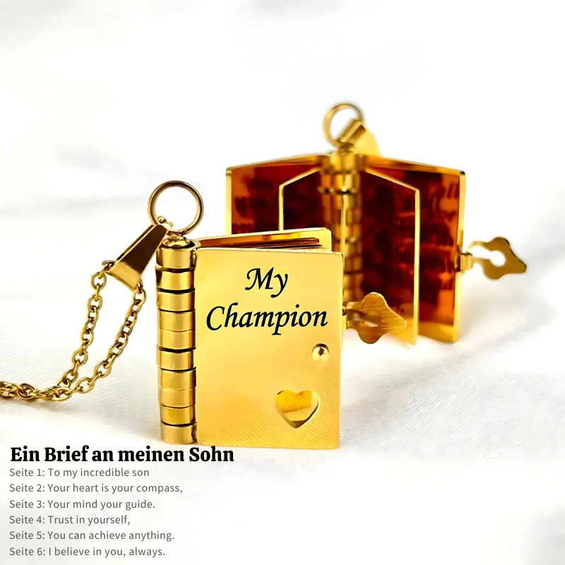 HeartScript™ – Zeitlose Halskette der Ewigen Liebe