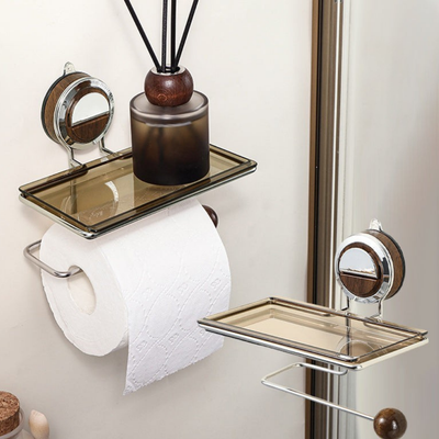 HoldNook™ – Bohrfreie Toilettenpapierhalterung mit Ablage
