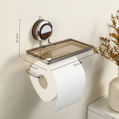 HoldNook™ – Bohrfreie Toilettenpapierhalterung mit Ablage
