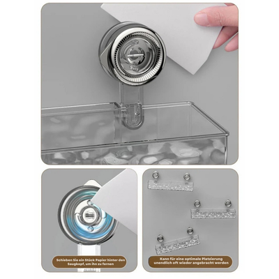 HydroRack™ – Wandmontiertes Badezimmer-Organizer-Regal