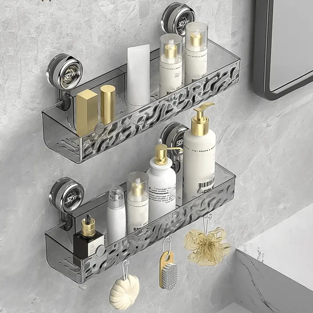 HydroRack™ – Wandmontiertes Badezimmer-Organizer-Regal