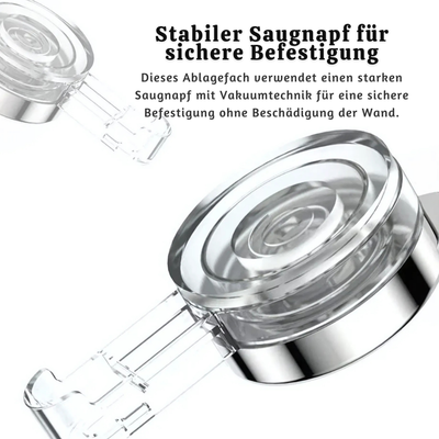 HydroRack™ – Wandmontiertes Badezimmer-Organizer-Regal