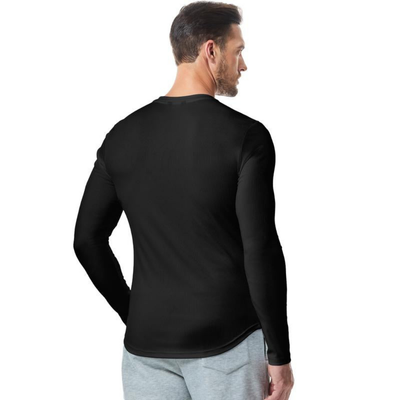Johan™ – Herren Rippstrick Langarmshirt mit V-Ausschnitt