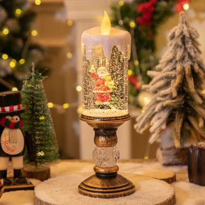 JollyLight™ – LED Weihnachtskerze mit Weihnachtsmann