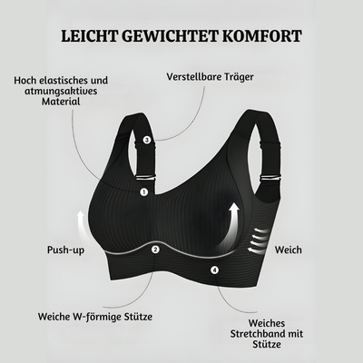 Krista™ – Nahtloser Bügelloser Push-Up BH