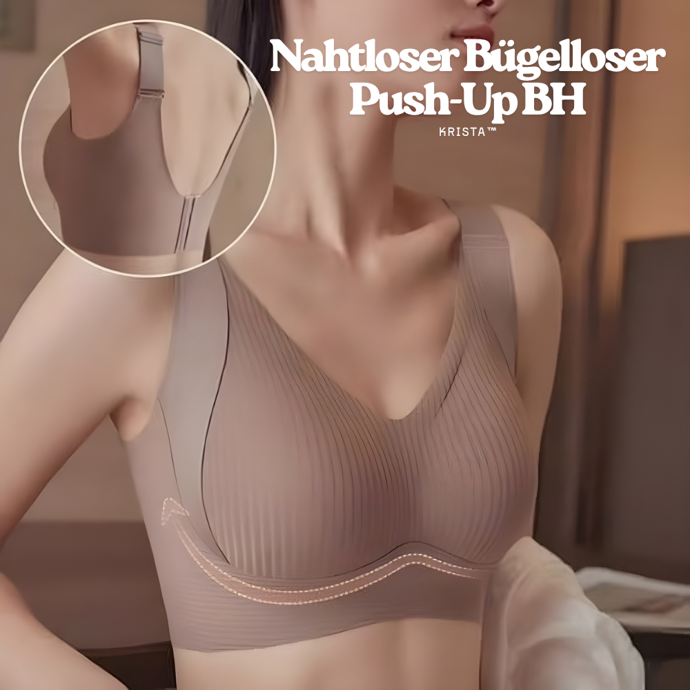 Krista™ – Nahtloser Bügelloser Push-Up BH