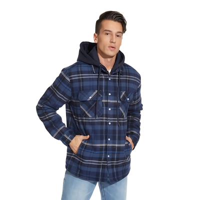 Leon™ – Herren Karierte Steppjacke