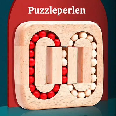 LoopLogic™ – Handgehaltenes Holzperlen-Puzzlespiel
