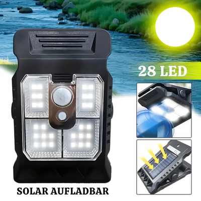 LumiClip™ – Solar-Clip-Leuchte mit Bewegungsmelder