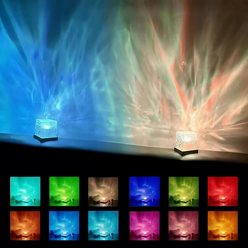 LumiTide™ – Beruhigende Ozeanwellen Lampe