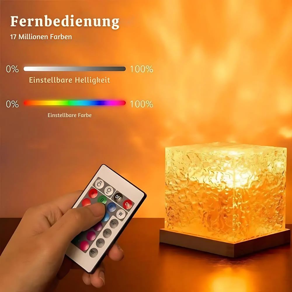 LumiTide™ – Beruhigende Ozeanwellen Lampe
