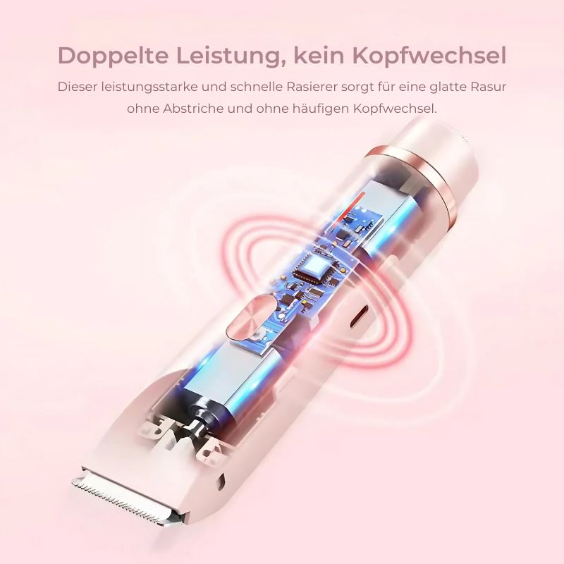 GlamTrim™ –  Präzisions-2-in-1-Bikini- und Körperhaartrimmer