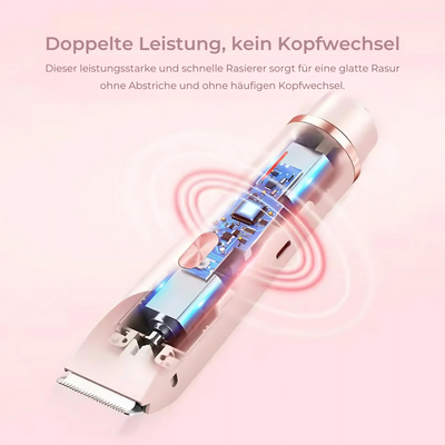 GlamTrim™ –  Präzisions-2-in-1-Bikini- und Körperhaartrimmer