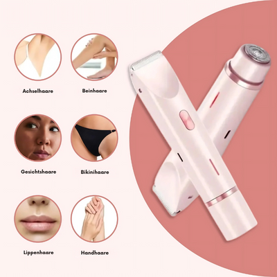 GlamTrim™ –  Präzisions-2-in-1-Bikini- und Körperhaartrimmer