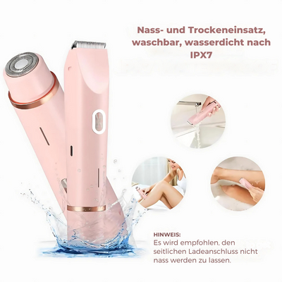 GlamTrim™ –  Präzisions-2-in-1-Bikini- und Körperhaartrimmer