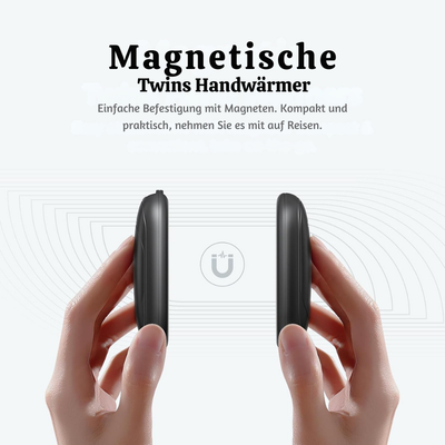 LuxeHeat™ – Magnetische 2-in-1 Taschen-Handwärmer